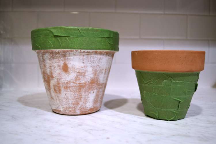 copper dipped pots