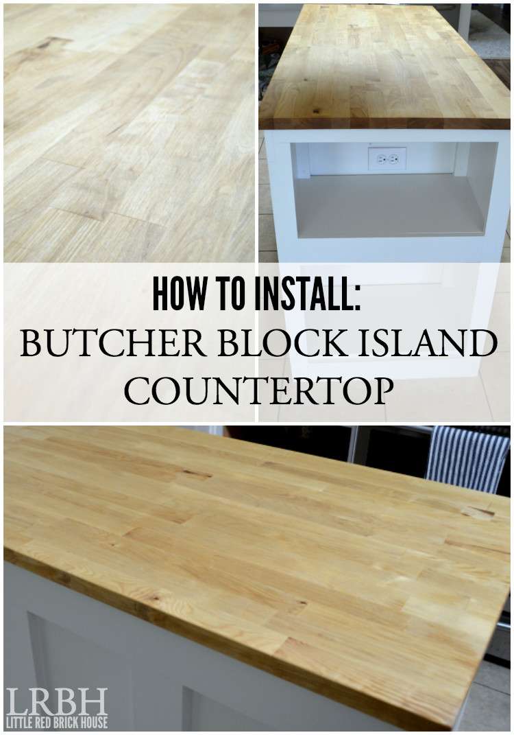 butcher block counter