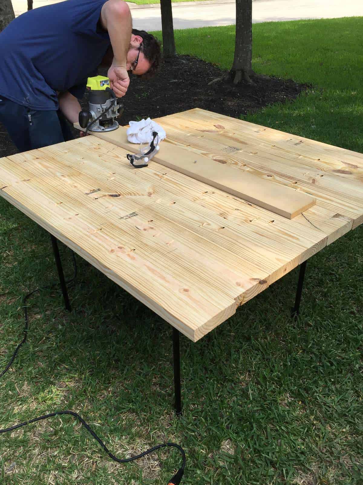 round table top wit circle jig