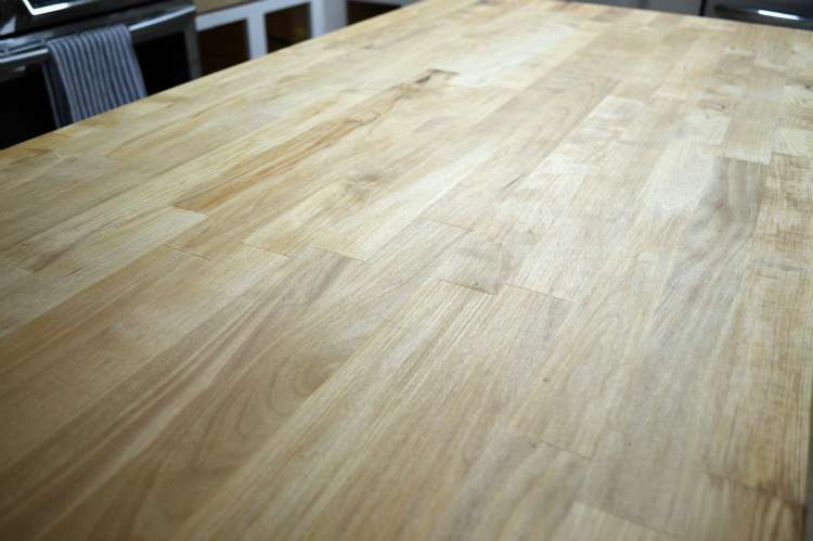 butcher block counter