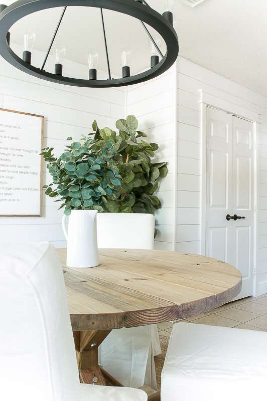 farmhouse dining room makeover