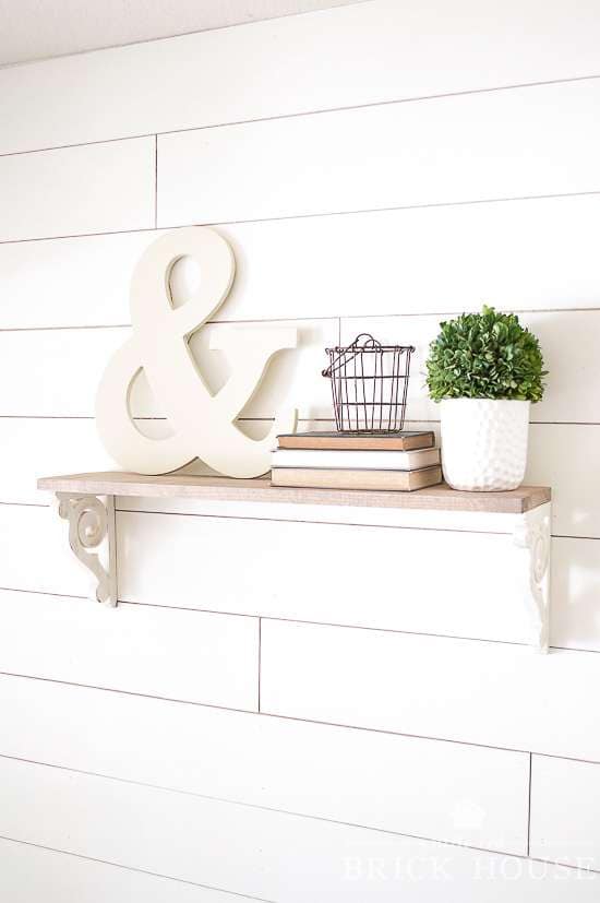 How to Make a Wood Corbel Farmhouse Shelf