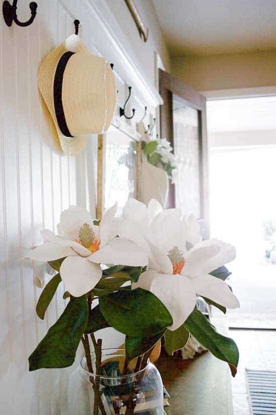 summer porch and entryway tour / summer entryway decorating