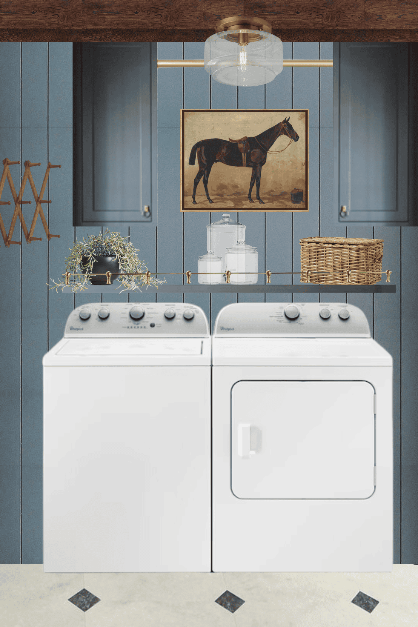 Moody Blue Laundry Room: Our Design Plan