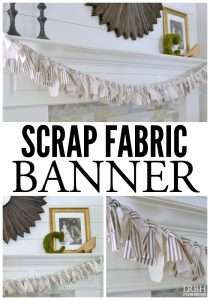 Scrap Fabric Banner | LITTLE RED BRICK HOUSE