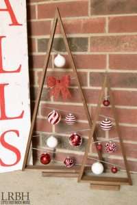 Christmas Ornament Trees | LITTLE RED BRICK HOUSE