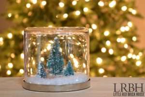 DIY Christmas Snow Globes | LITTLE RED BRICK HOUSE