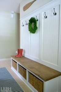 Entry Mudroom Tutorial | LITTLE RED BRICK HOUSE